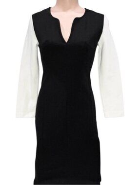 Victoria's Secret Office Black and White Dress